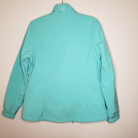 Lauren James Preptec Jacket Aqua Large - Picture 2 of 5